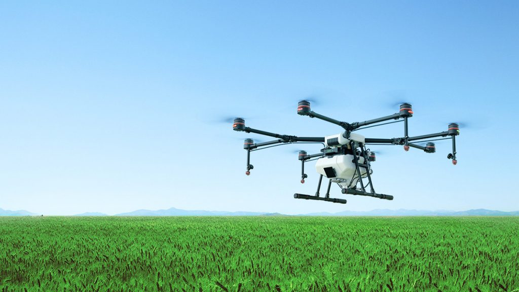DJI AGRAS MG1S farm drone agricultural sprayer