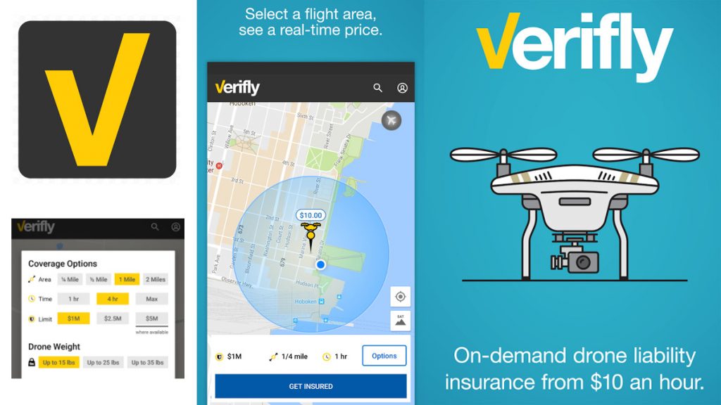 Verifly drone insurance app Android
