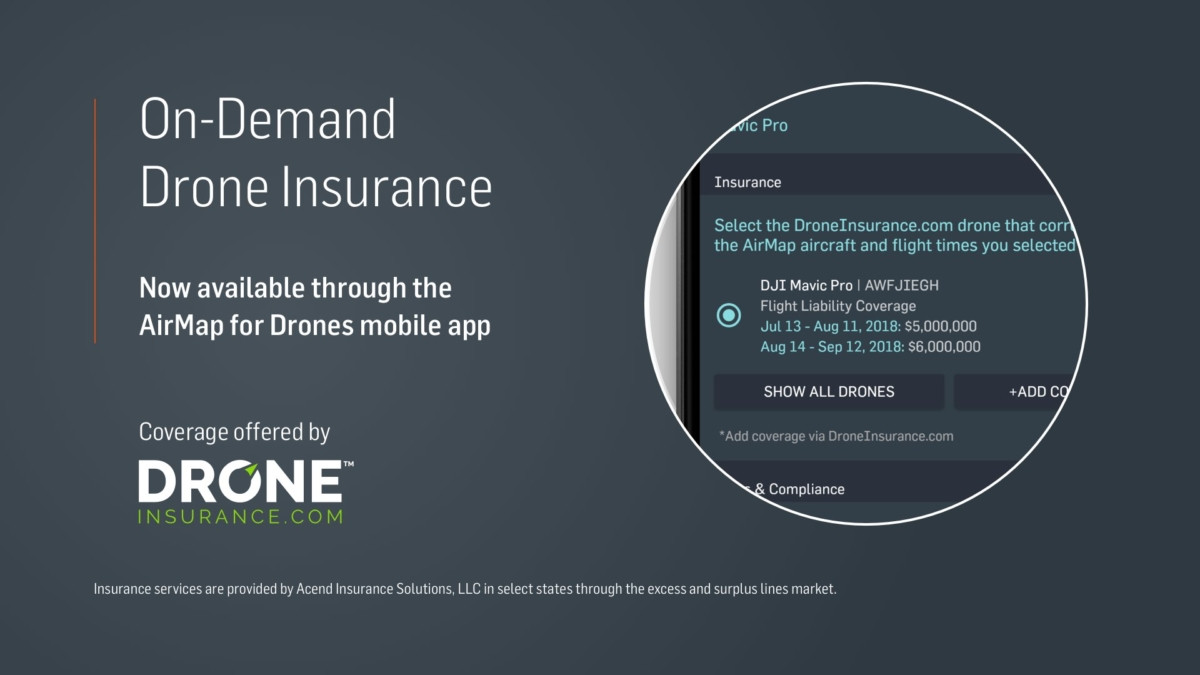 AirMap drone insurance partnership