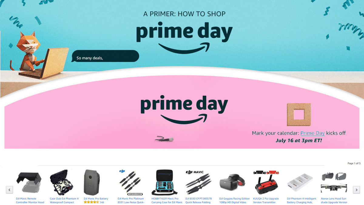 Amazon Prime Day drone deals