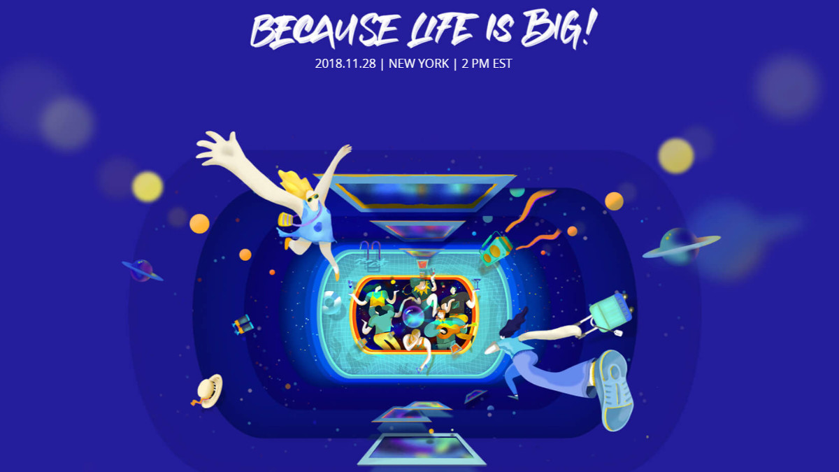 DJI Because Life Is Big event banner