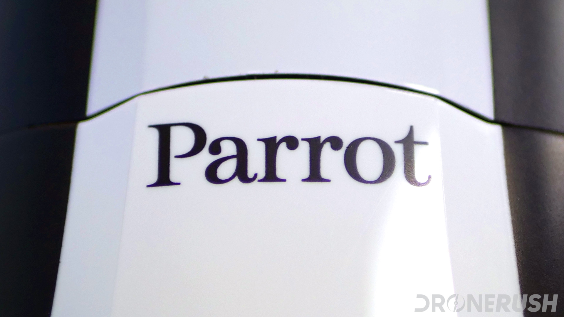 Parrot logo on top of Parrot BeBop 2