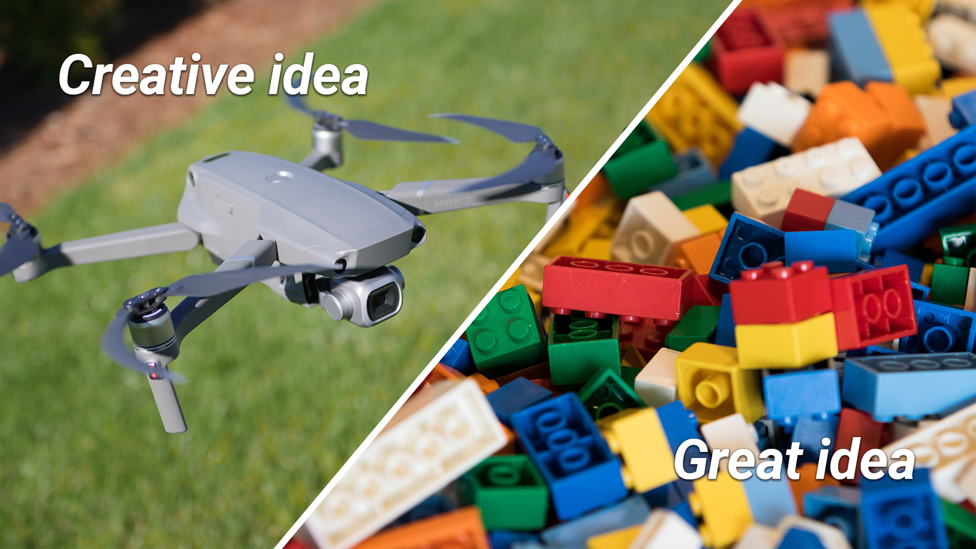 drones and lego