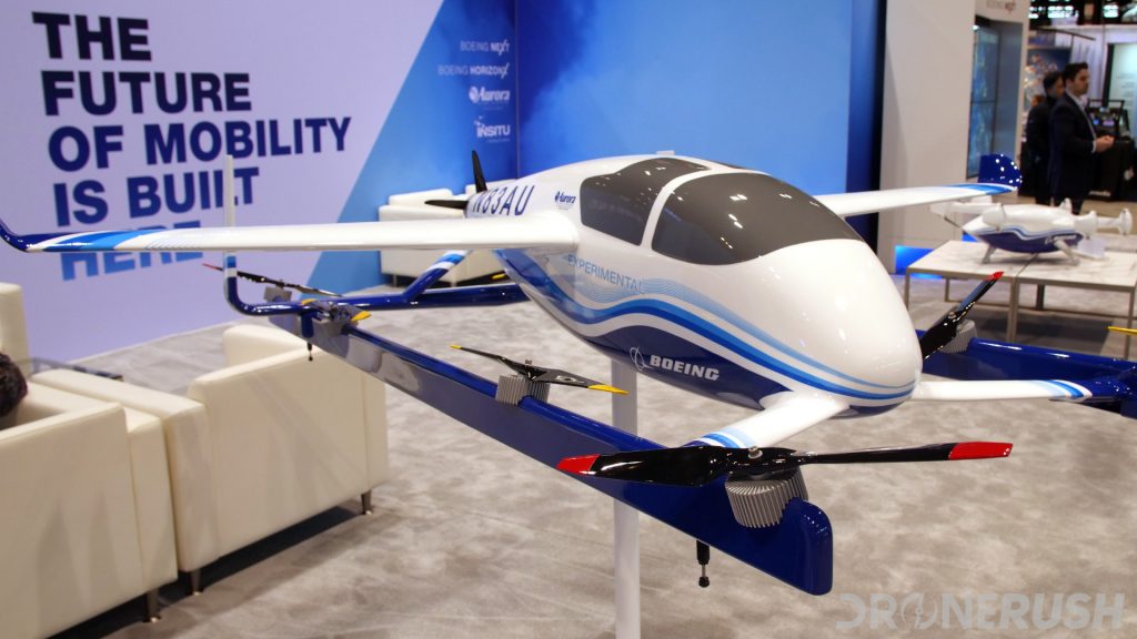 Boeing Aurora passenger drone AUVSI Xponential 2019