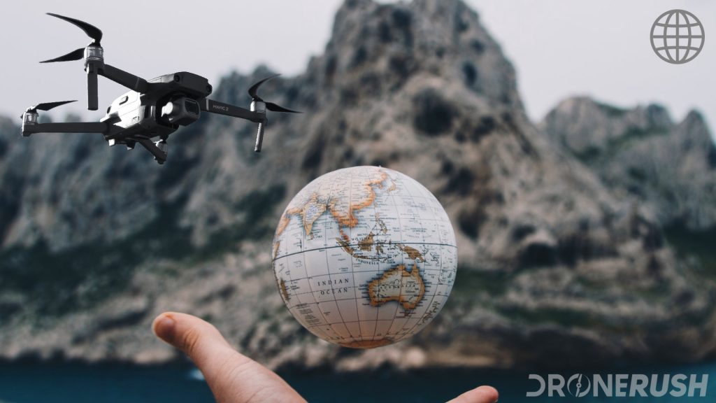 International Drone Laws globe dji mavic 2 pro