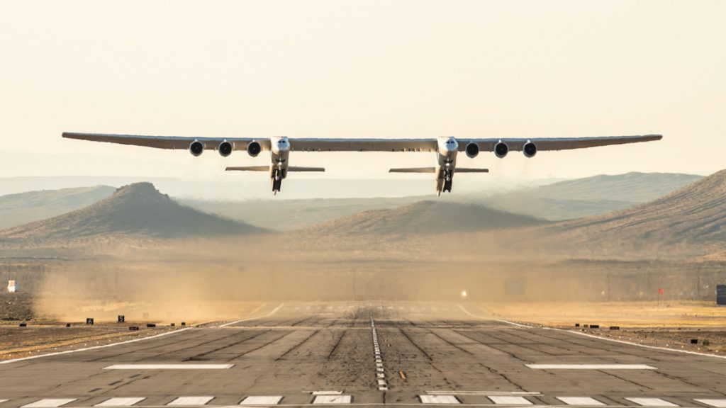 Stratolaunch takeoff