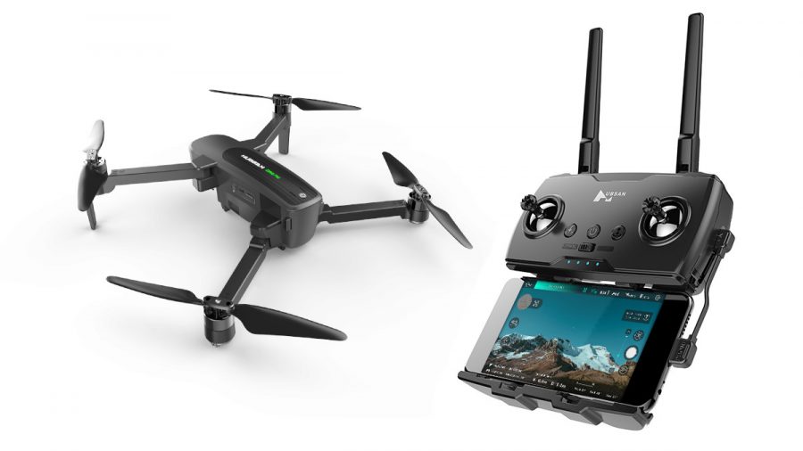 Hubsan Zino Pro folding drone controller
