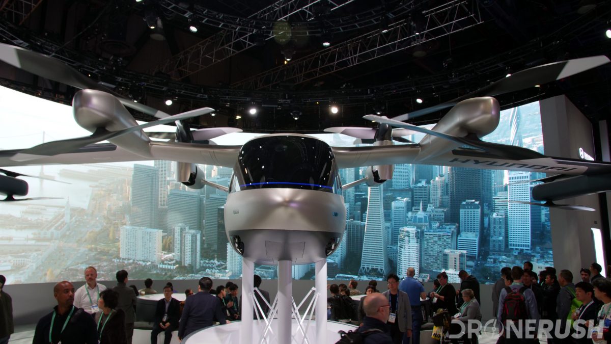 Hyundai Uber passenger drone front ces 2020