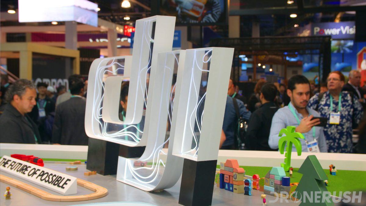 DJI booth sign at CES 2020