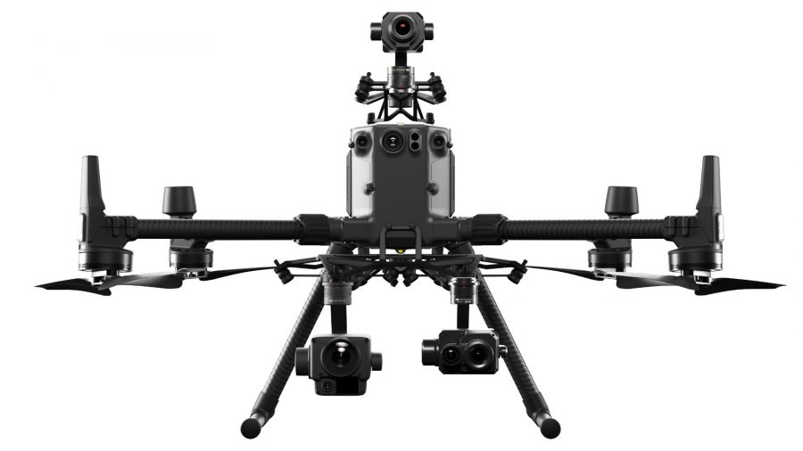 DJI Matrice 300 RTK commercial drone front triple payload