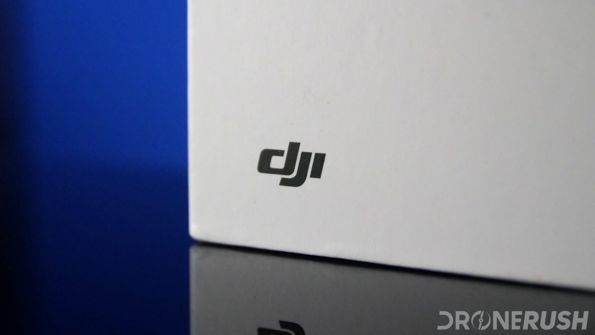 DJI logo on Mavic Air 2 box