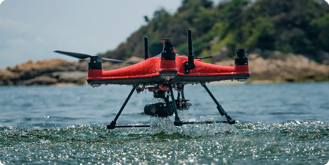 Greatest waterproof drones – land in water, on objective