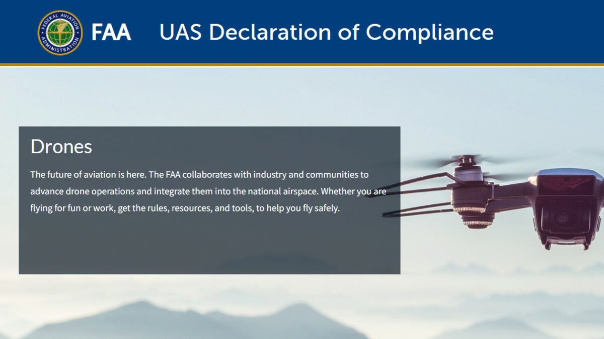 FAA drone compliance